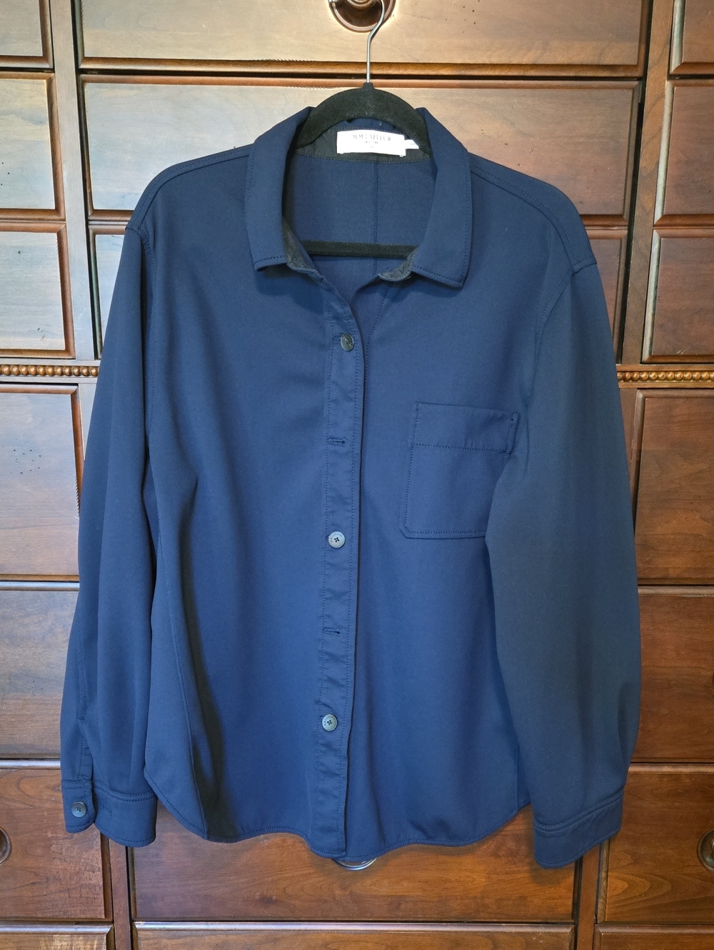 MM Lafleur Sierra Style Shacket Jacket Navy Size XXL. Like new!